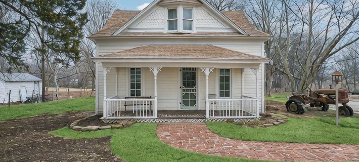 1800s Farmhouse—King Bed~Big Kitchen~Games & DVDs 브로큰애로우 호텔