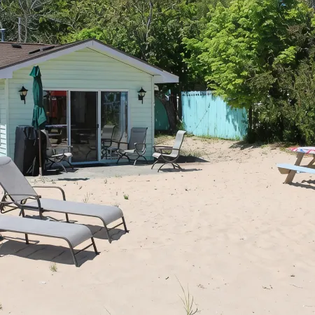 Lake Huron Cottage with Private Sandy Beach