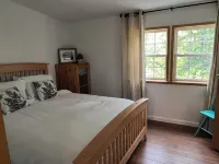 Waterfall View from Secluded 4 Bed Cabin in East Branch, NY with Mountain Views
