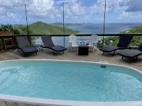 Now with solar!! Gorgeous Views From Every Room, Pool, AC, Caribbean Breezes - balcony