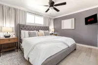 Cozy Pet-Friendly Monthly Discount Furnished King Bed Workspace Single Level - Wifi