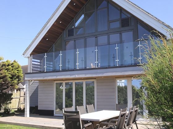 Lovely Beach Front Holiday Home on Private Estate + Sea Views - 140X  Reviews!
