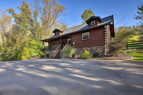 Rustic Dundee Log Cabin w/ Hot Tub & Forest Views! Hotels in Wayne Township
