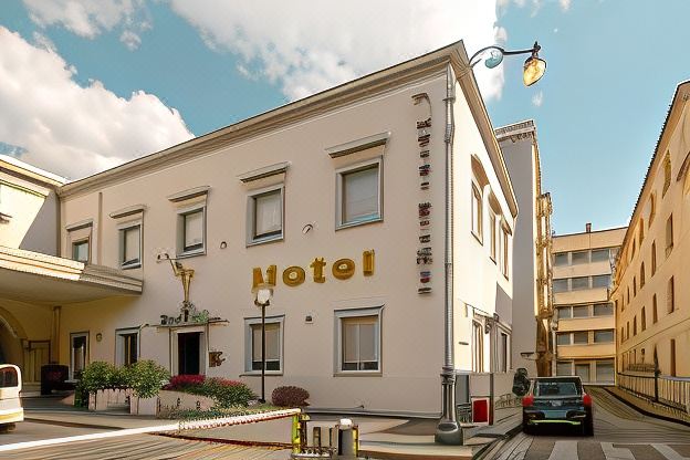 Hotel Bruman Salerno 로비