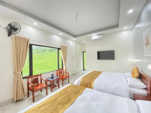 Van Anh Hotel - Restaurant - Mountain view