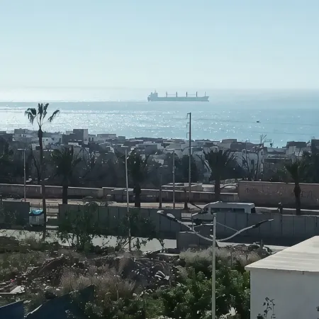 Sea view Appart In Agadir 5 mn to Anza surf beach
