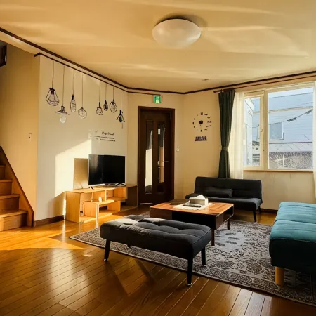 2-floor house with garden