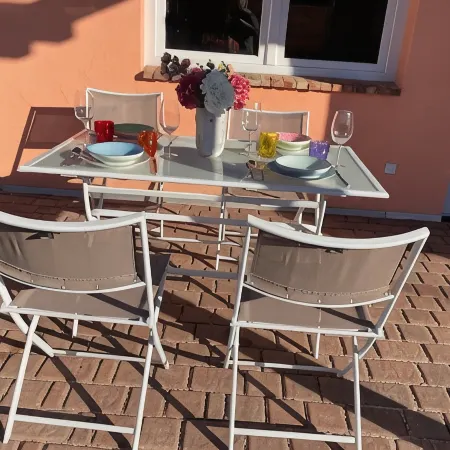 Ferienwohnung im Spargeldorf Schäpe mit Großer Südwest Terrasse