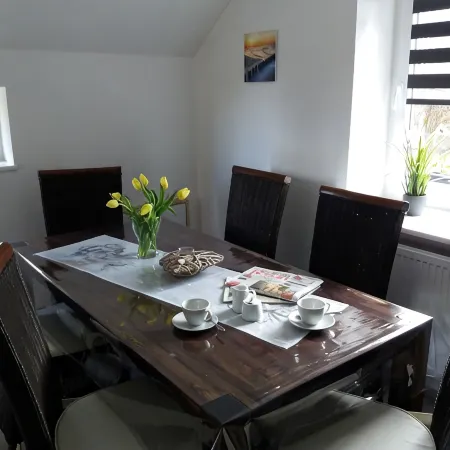 Vacation home Oll Tuun Rhauderfehn Leer Ostfriesland 6 pers. Fireplace infrared cabin