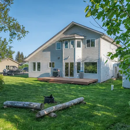 Charming 3-bedroom house with Jetted Tub and Big Backyard!