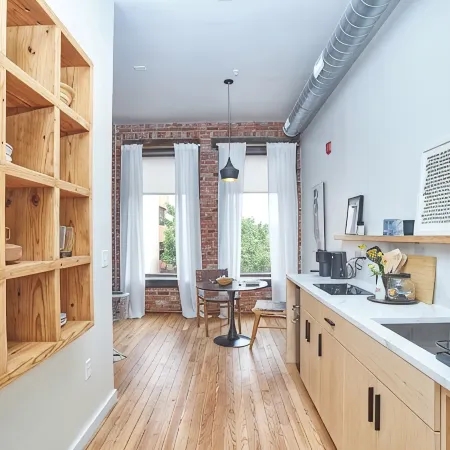 Charming European-style Studio in the Historic Orenge Building, Downtown Durham.