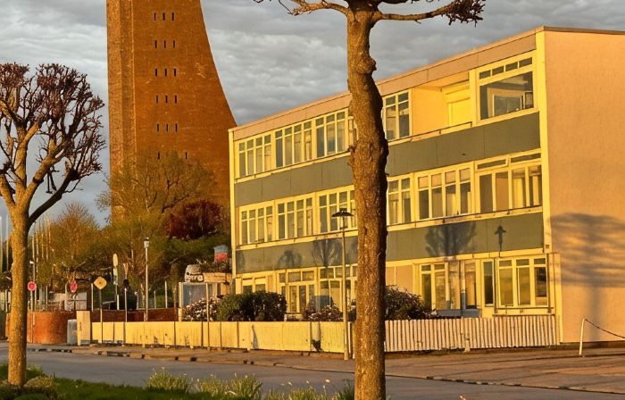 Fördetraum,1. Reihe, 20 m zum Strand, Meerblick, Frisch Renoviert, Loggia, EG
