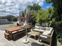 Spacious Coastal Bach | Hot Tub| Pizza Oven | Perfect for Families & Groups - 무료 와이파이