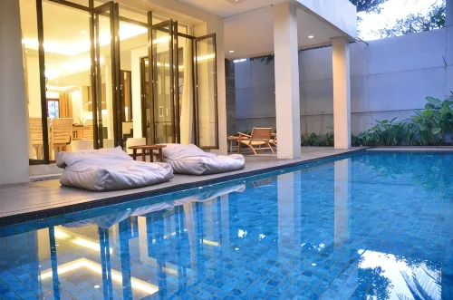 Jasmine Cozy Villa 3 Bedrooms with a Private Heated Swimming Pool and a Billiard Table
