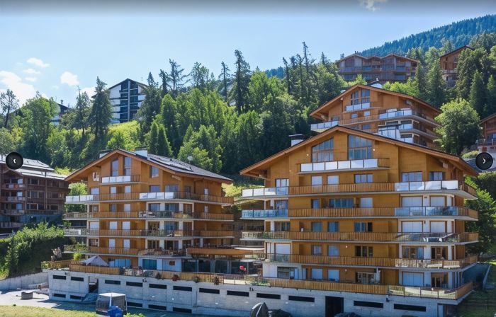 Nendaz 4-Vallees  2 Bedroom Apartment with Indoor Swimming Pool.