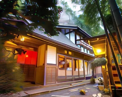 想古亭源內霞岳光明石湯屋飯店 紫雲山 醫王寺附近的飯店