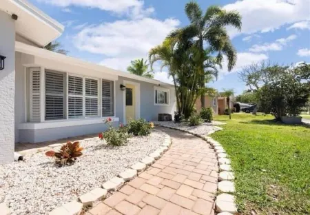 Tropical Oasis with Private Pool & Modern Comforts – Minutes to Beach!