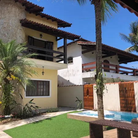 Casa de Praia com Piscina Aquecida, ar Condicionado, Cervejeira e Bilhar!!!