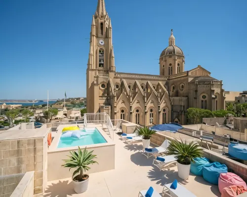 The White Knight Premium Boutique Hotel Hotels in Ghajnsielem