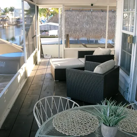 Bayside Cottage with Dock and boat