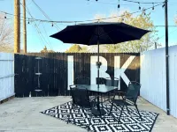 ✮The Monochromatic Modern Studio✮Near TTU✮1BD/1Bth - บังกะโล