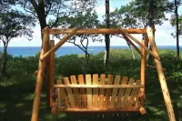 Lake Michigan Sunset View Cottage, Tunnel of Trees, Good Hart. Easement to Lake. - 鄉村度假屋