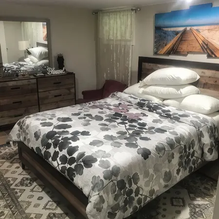 Charming 2-bedroom apartment in Pleasant Valley Stream with AC, WiFi Отели рядом с достопримечательностью «Железнодорожная станция JFK Air Train»
