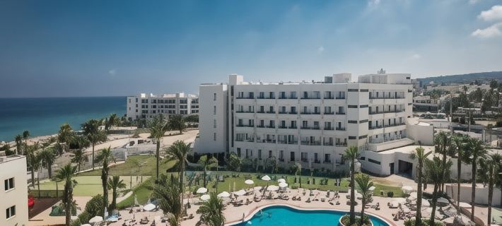 Tsokkos Protaras Beach Hotel Hotele w: Protaras