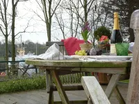 Historic, beautiful holiday home, right on the Kiel Canal - Balcony