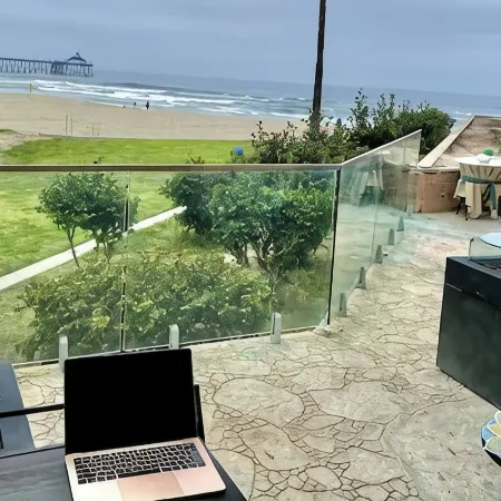 Outdoor Retreat with Panoramic Ocean Vistas, Sunrises, and Sunsets.