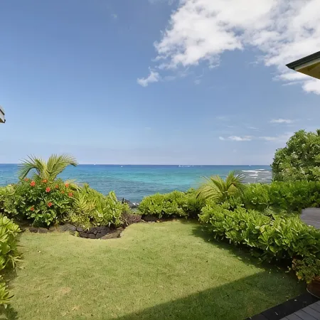 Oceanfront home with amazing sunsets!