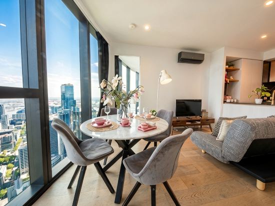 Melbourne Central Luxury Sky Sunset BayView Apartment