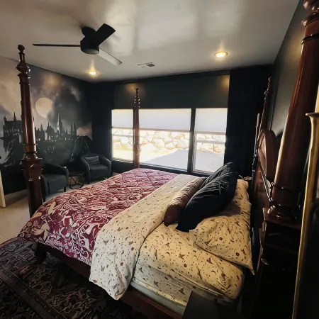 Pet Friendly Harry Potter Themed Two King Size Beds Cozy Mountain View’s!