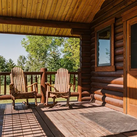 Grey Wolf Cabin #6 at Gallatin Canyon Cabins
