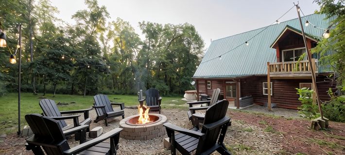 Escape to Sage Creek Cabin: 5 Acres + Privacy + Hot Tub + Fire Pit Hotels in Hocking County