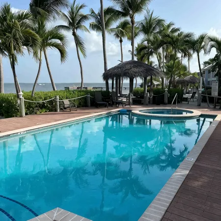 Stunning beachfront condo next to restaurant & a short drive to famous RumPoint