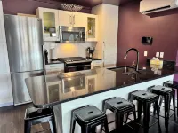 Romantic  Couples Getaway • W/Fireplace &Private Patio • Walk Everywhere