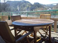 Apt. T1 Bis in town on the 1st floor of a residence with terrace carractère - 3-Star