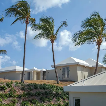 Beautiful 7.7 acre estate with a huge home and stunning views of the Caribbean