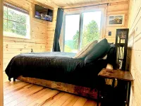 Cozy Tiny Cabin with Hot Tub, 3 Minutes to Seneca Rocks Park Entrance Hotels in Pendleton County