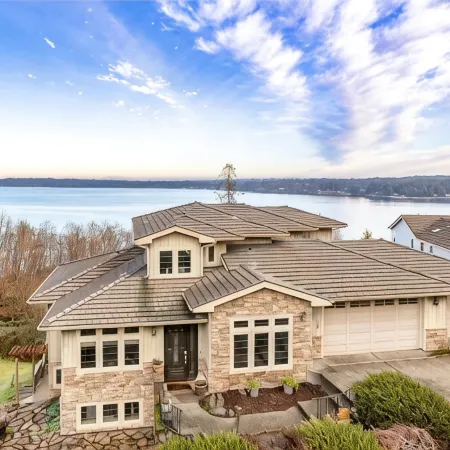 Awesome 5 bedroom, 4 bathroom, waterfront home with beautiful views and sauna.