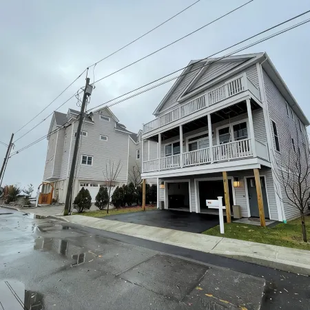 Brand new house with water views just steps from beach!