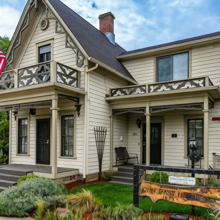 Historical John Rast House with Ev Station