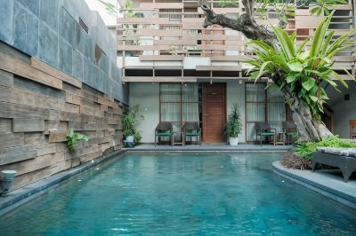 屋外プール スマランダナ ホテルの写真