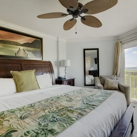 Two Spectacular Ocean Views from the Living Room and Master Bedroom of the Condo