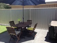 Quiet area across from the lake