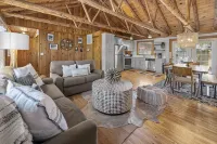 Resort Cabin w/ Firepit, Spacious Deck & Outdoor TV - 2 Miles to SDC - Chalets
