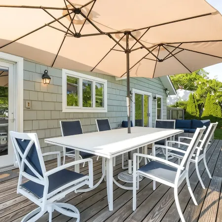 Chic Hamptons Home with Heated Gated Pool and Grill