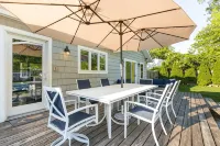 Chic Hamptons Home with Heated Gated Pool and Grill