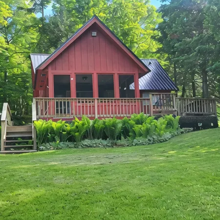Lakehouse Dream, on Big Manistique Lake Germfask/Curtis Mich.Centrally located.